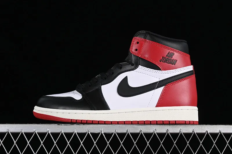 All categories Air Jordan Jordan series basketball shoes Air Jordan 1 High Air Jordan 1 High OG "Black Toe Reimagined" AJ1 Joe 1 new black toe DZ5485-106